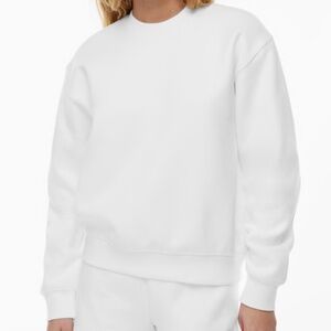 Tna white bubble fleece sweatshirt